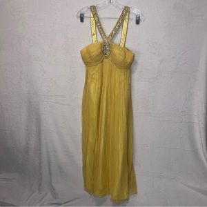 Yellow Embellished Gown🌟